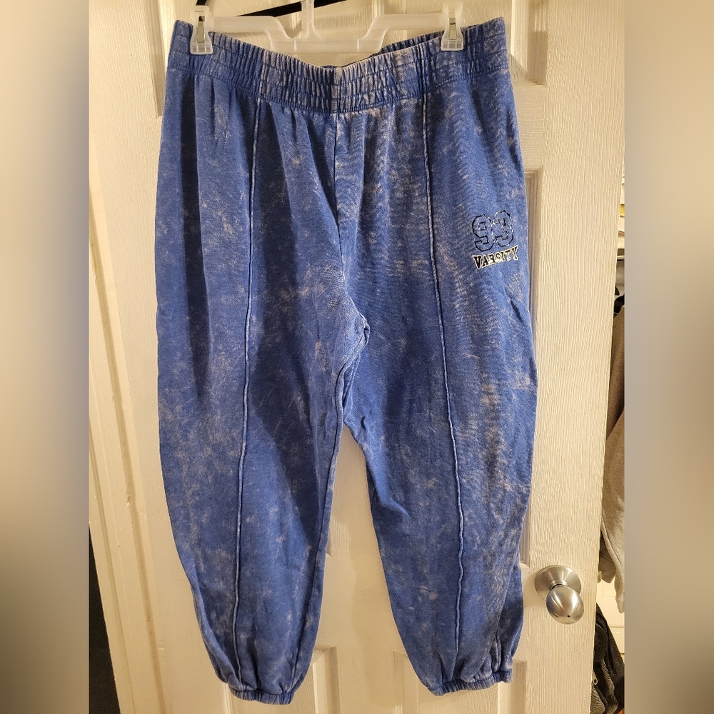 Blue Washed Sweatpant Joggers No Boundaries Size Xxl